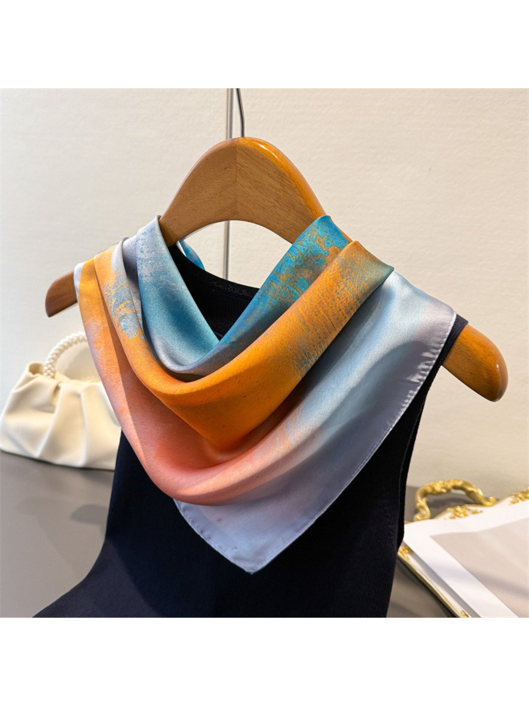 Scarvii Watercolor Gradient Square Scarf
