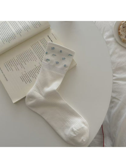 Rufia - Contrast Trim Crew Socks product image 5