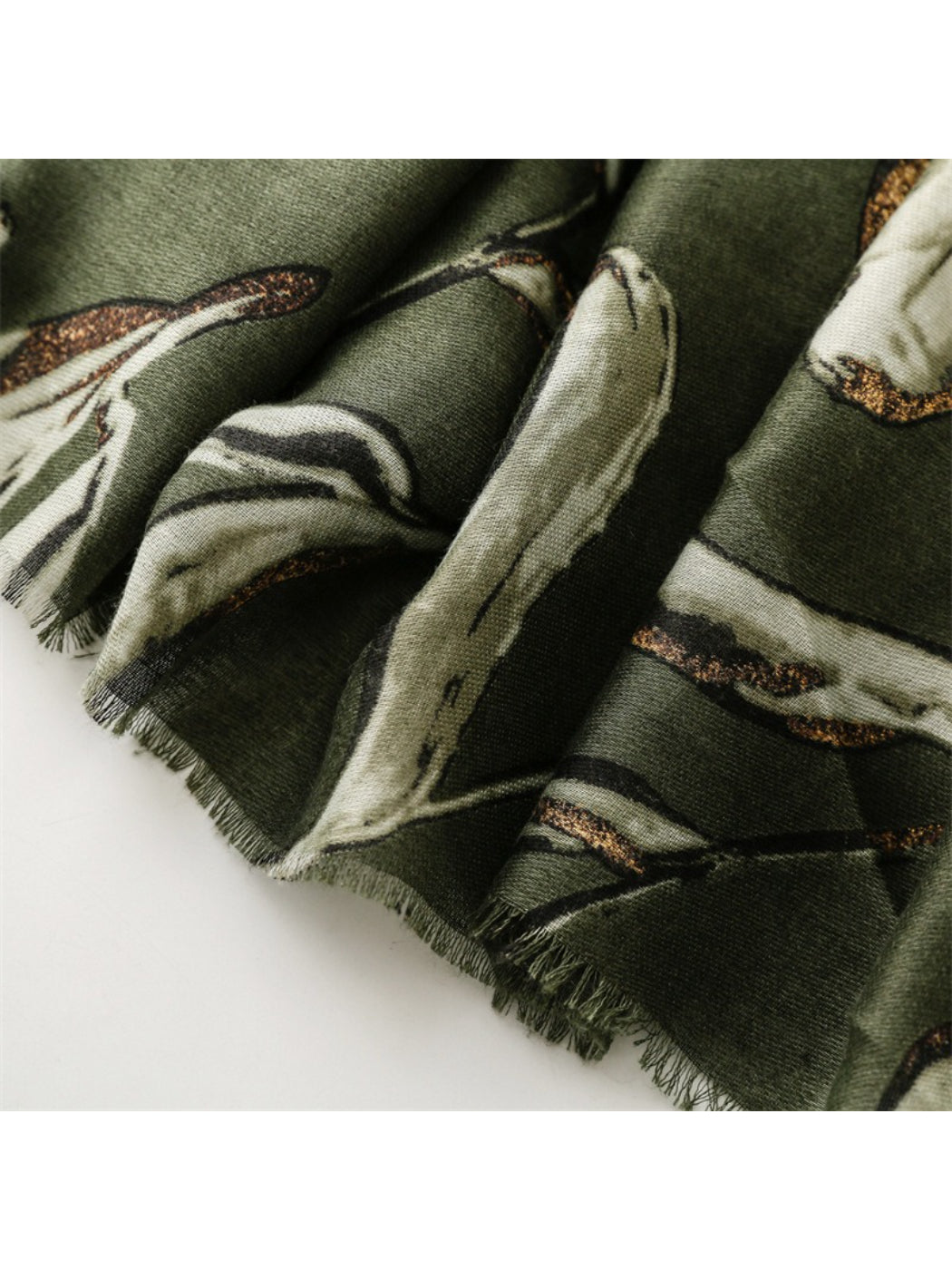 Scarvii - Abstract Tulip Sketch Print Scarf
