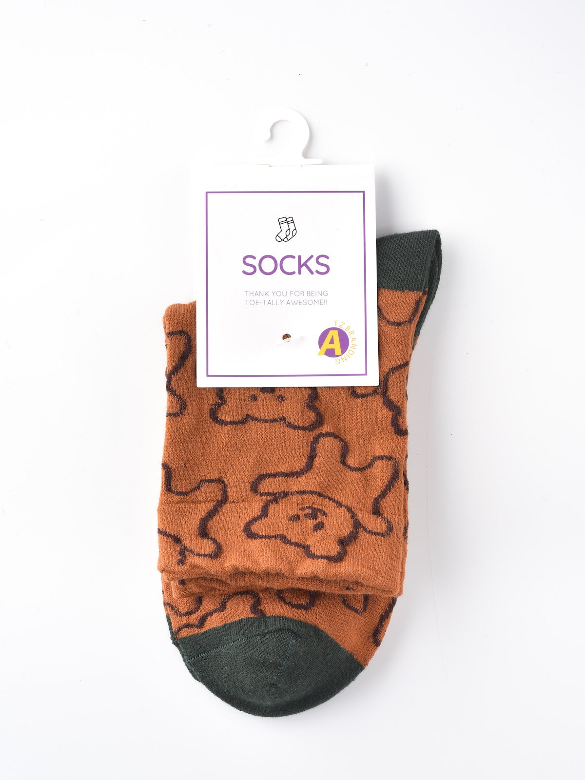 Rufia – Capsule Bear Outline Crew Socks
