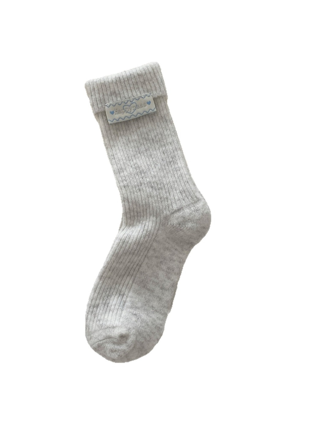 Rufia – Solid Color Plush Slouch Socks