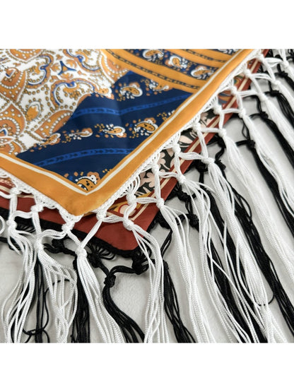 Scarvii - Chic Fringed Fashion Triangle Bandana