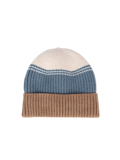 Haila - Color-block Knitted Beanie