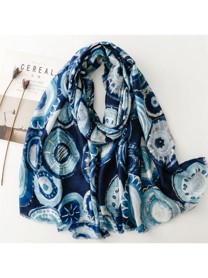 Scarvii - Soft Graphic Pattern Spring Summer Scarf