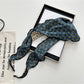 Scarvii - Plaid Diamond Pattern Scarf Headband