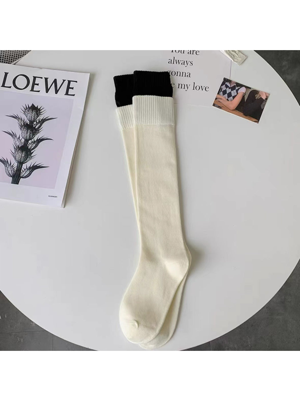 Rufia - Slouch Colorblock Calf Socks product image 5