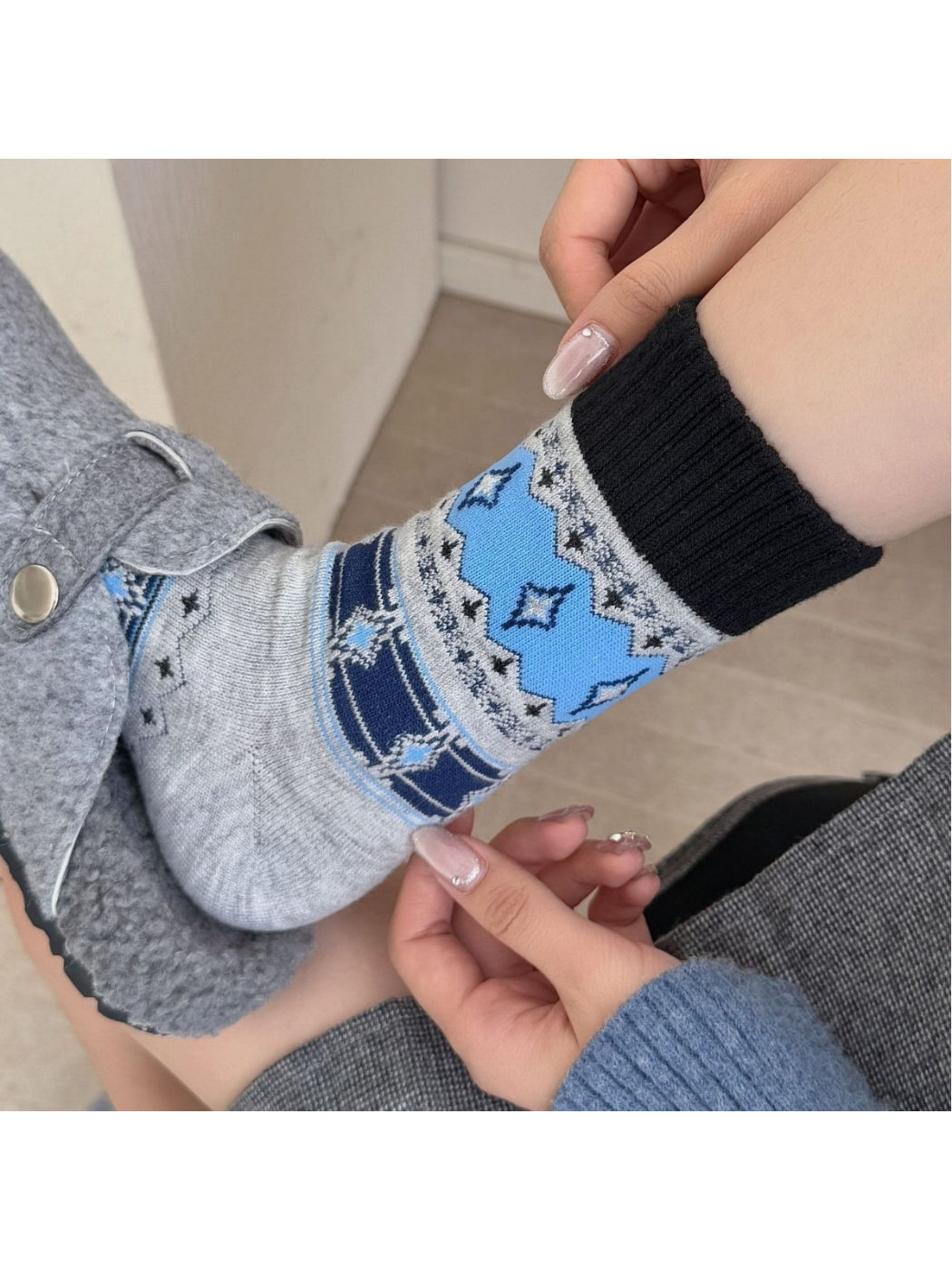 Rufia - Nordic Pattern Crew Socks product image 2