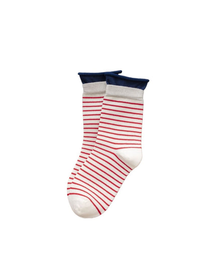 Rufia – Colorblock Stripe Mid-Calf Socks