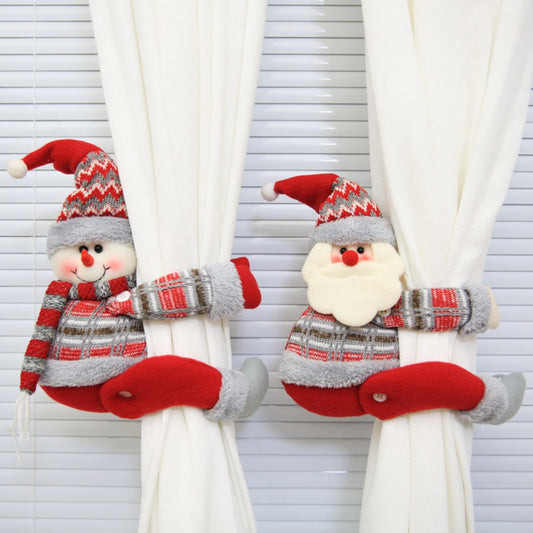 Xris - Christmas Cartoon Curtain Tiebacks