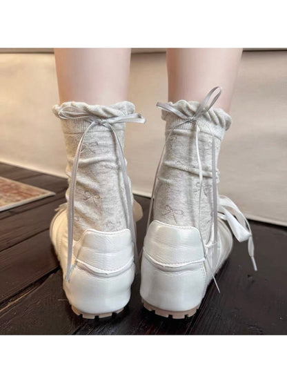 Rufia - Ribbon Bow Style Women's Socks