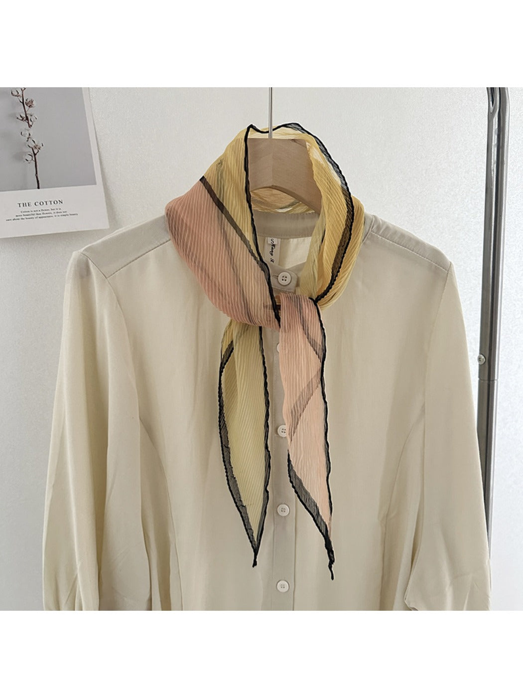 Scarvii - Color Block Triangle Scarf