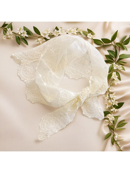 Scarvii - Lace Paisley Decorative Bandana Scarf