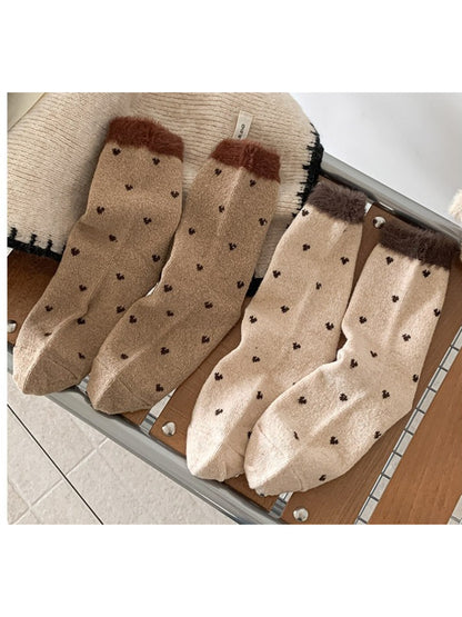 Rufia - Mini Heart Dot Crew Socks