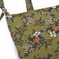Cosbai - Vintage Floral Corduroy Tote Bag