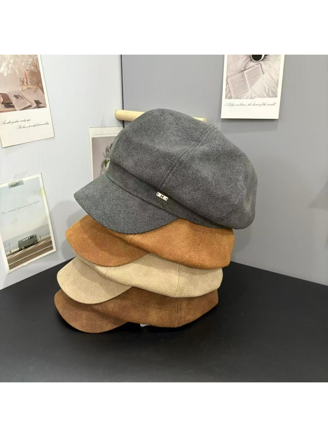 Haila - Vintage British‑Style Beret Hat
