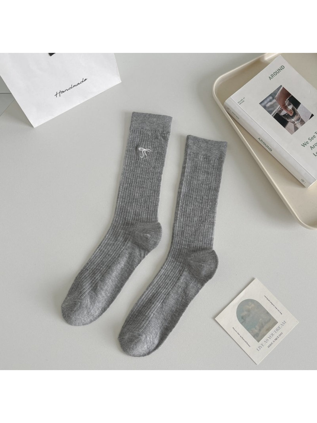 Rufia - Soft Ribbed Basic Crew Socks product image 3