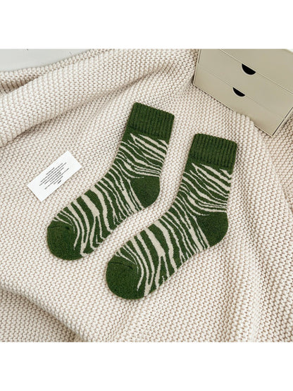 Rufia - Forest Pattern Crew Socks