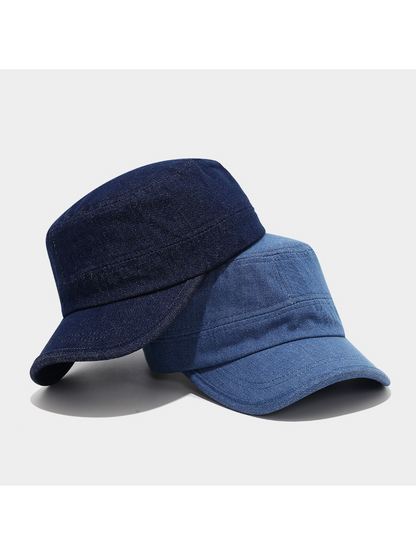 Haila - Flat Top Curved Brim Cadet Cap