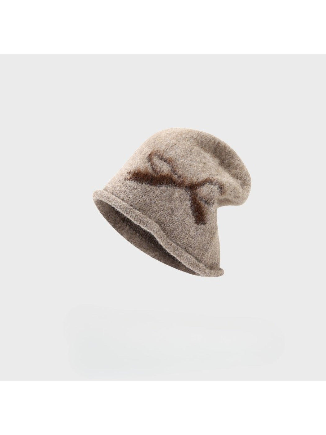 Haila - Casual Stitch Mark Slouch Beanie Hat