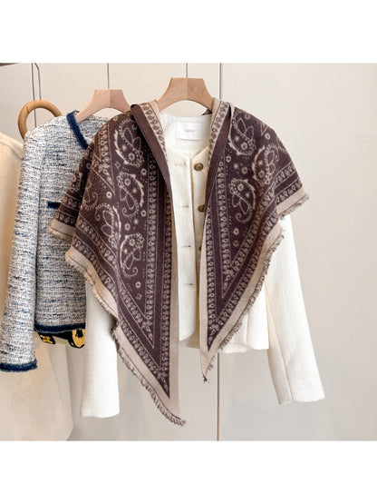 Scarvii - Vintage Paisley Triangle Shawl