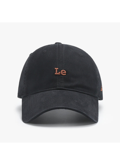 Haila - Casual Letter‑Print Curved‑Brim Baseball Cap
