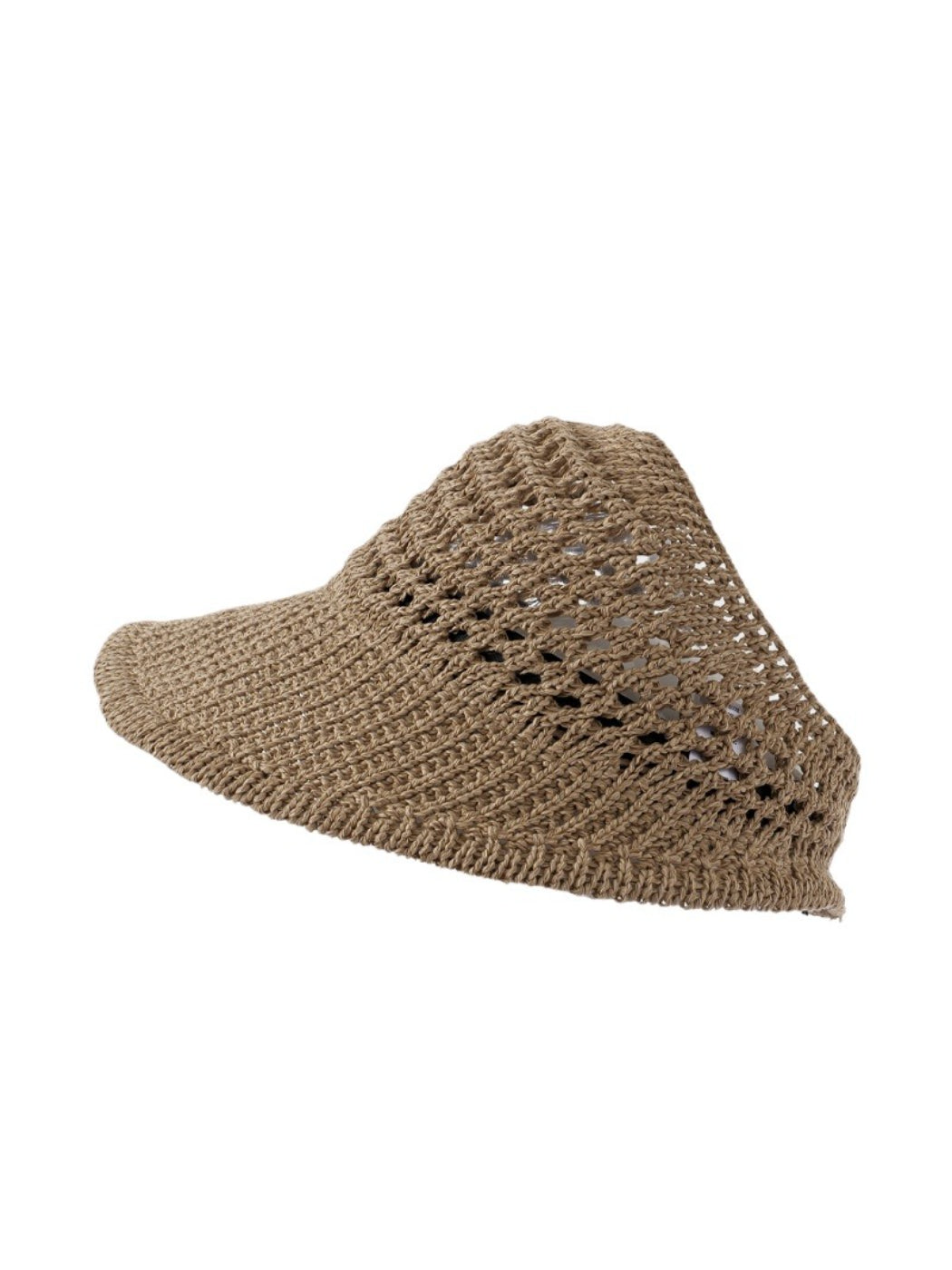 Haila sun hat styled with summer dress on model in natural light setting