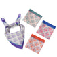 Scarvii - Vintage Classic Floral Print Square Scarf Bandana