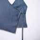 Vesty - Denim Halter Neck Top - Summer Chic