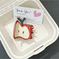 Beau - Red Apple-shaped Hair Clip of Cute & Playful Style