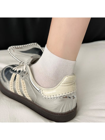 Rufia - Elegant Solid Women's Ankle Socks