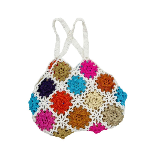 Cosbai - Boho Crochet Handbag Tote Bag – 5 Colors