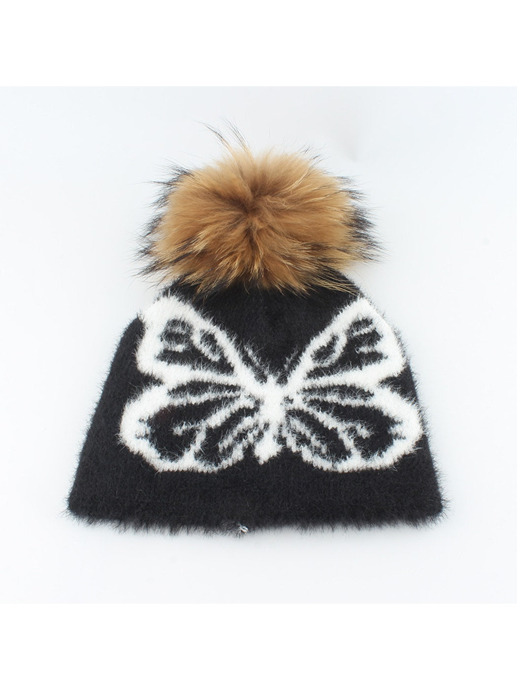 Haila - Winter Butterfly Pattern Beanie