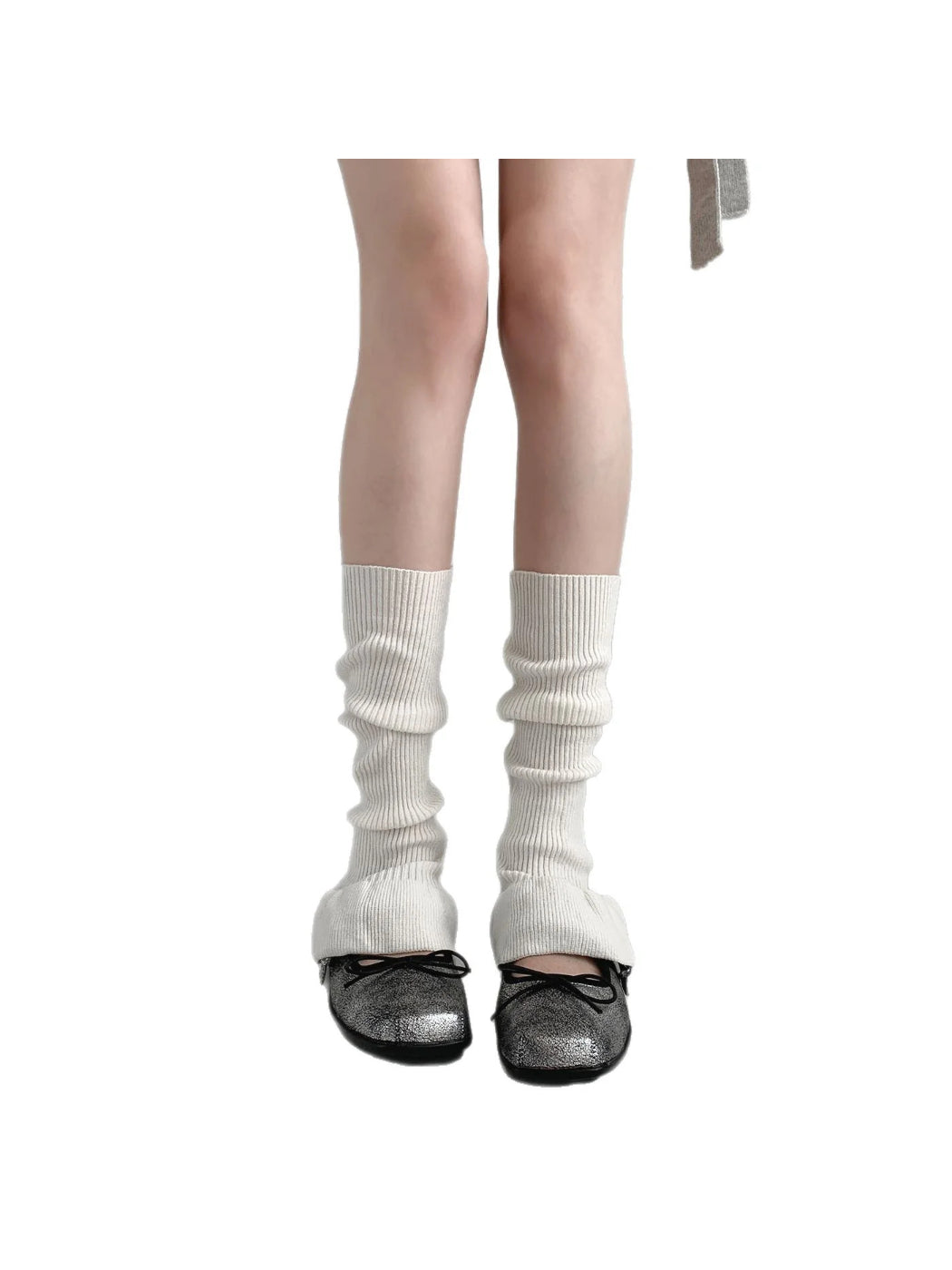 Cozyra – Ribbed Ruffle Leg Warmers