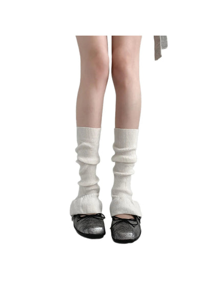Cozyra – Ribbed Ruffle Leg Warmers
