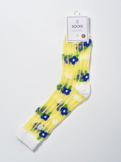 Rufia - Sunny Daisy Sheer Socks