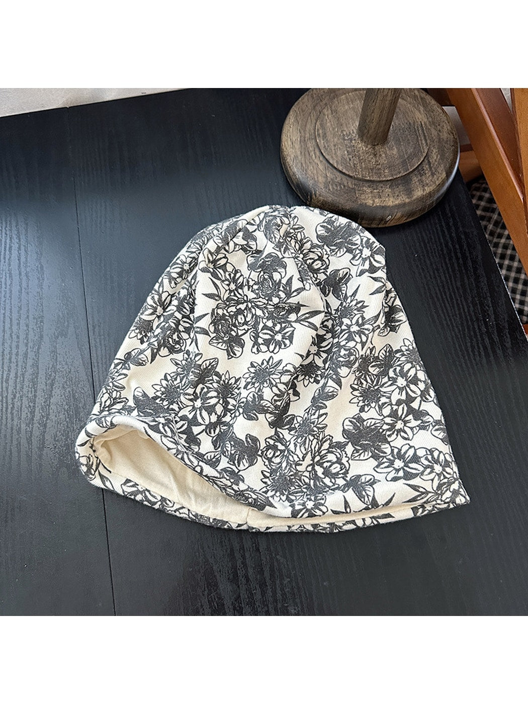 Haila - Casual Printed Slouchy Brimless Beanie Hat