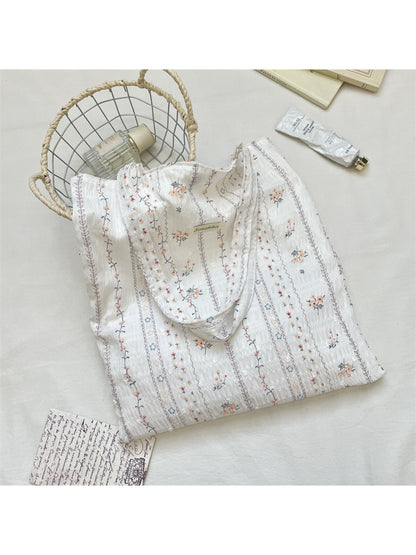 Close-up of Cosbai Candy Color Shoulder Tote strap and stitching details
