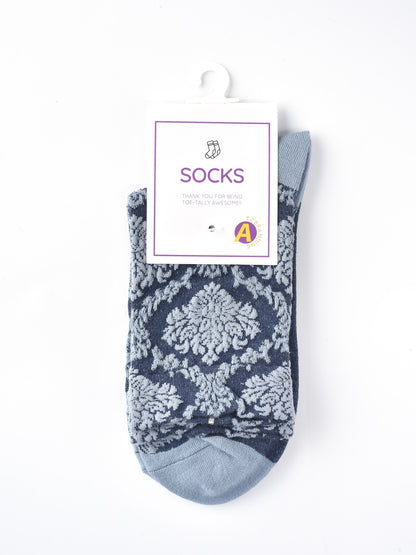 Rufia – Capsule Textured Jacquard Crew Socks