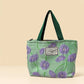 Small Colorblock Jacquard Handbag
