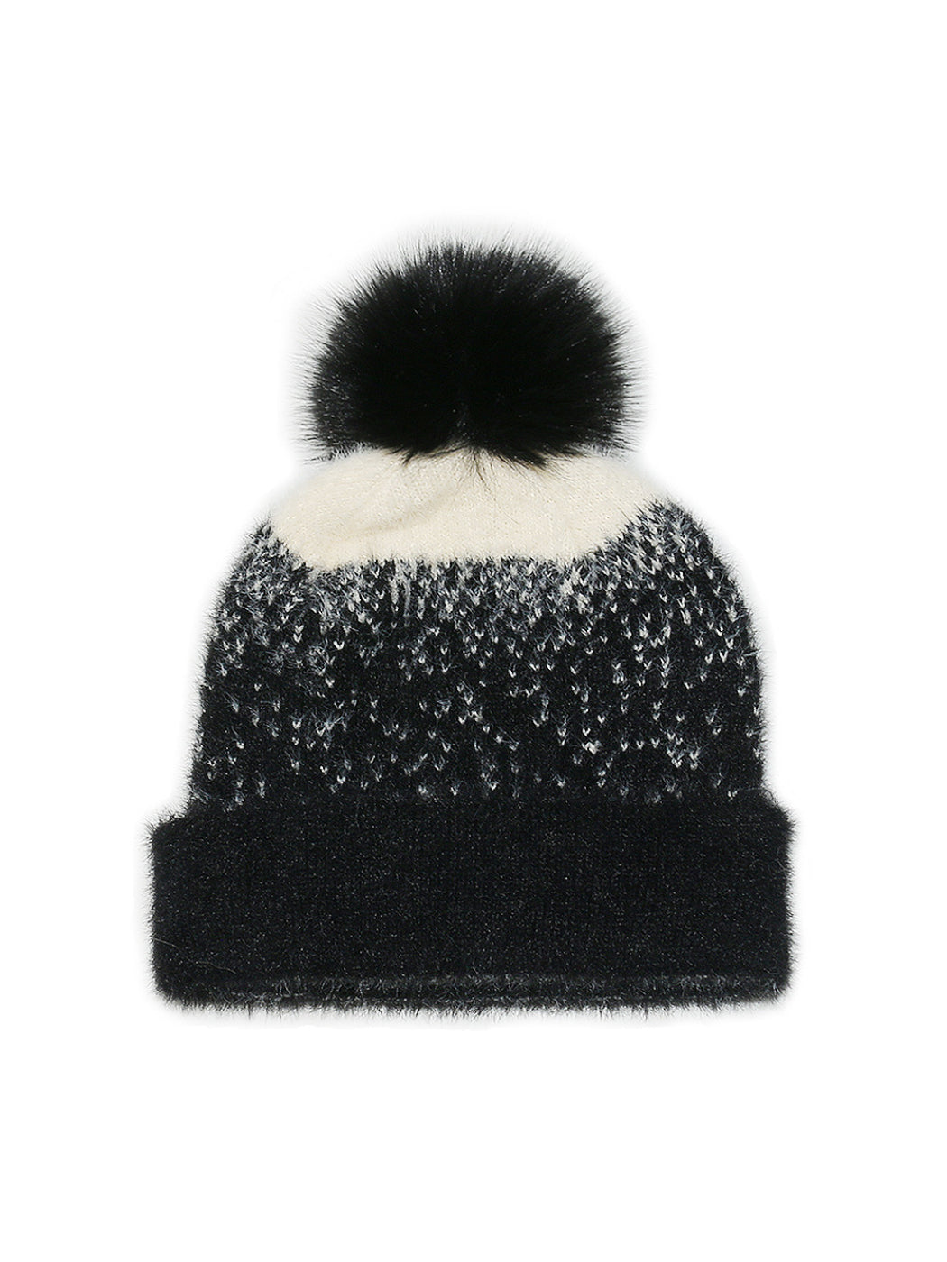 Haila Shiny Yarn Pom Pom Beanie