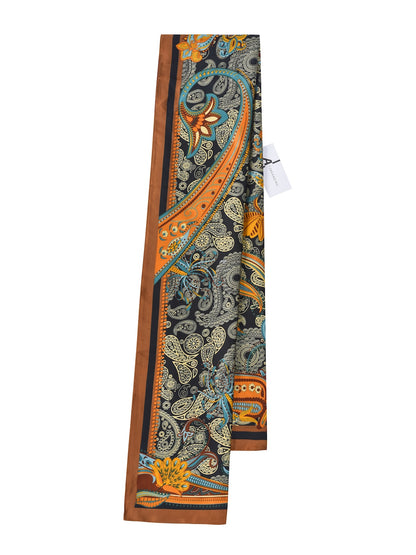 Scarvii – Abstract Paisley Print Long Scarf
