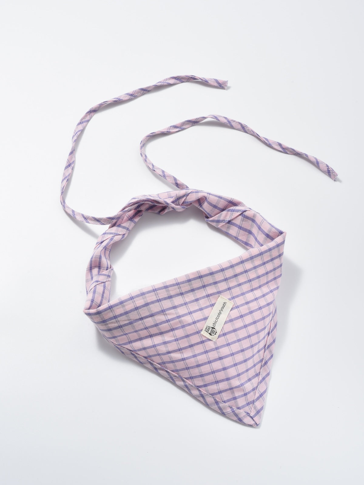 Scarvii - Plaid Triangle Headscarf