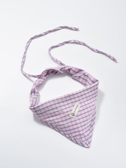 Scarvii - Plaid Triangle Headscarf