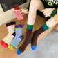Rufia - Color-Block Textured Socks - Stylish & Soft