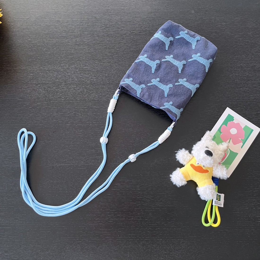 Dog Print Mini Crossbody Bag detail view
