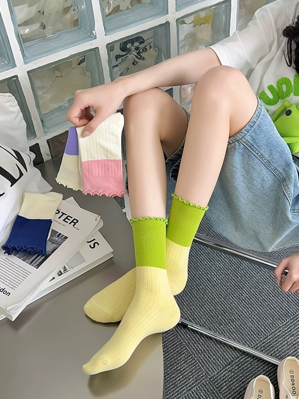 Rufia - Sweet Ruffle Calf Socks product image 8