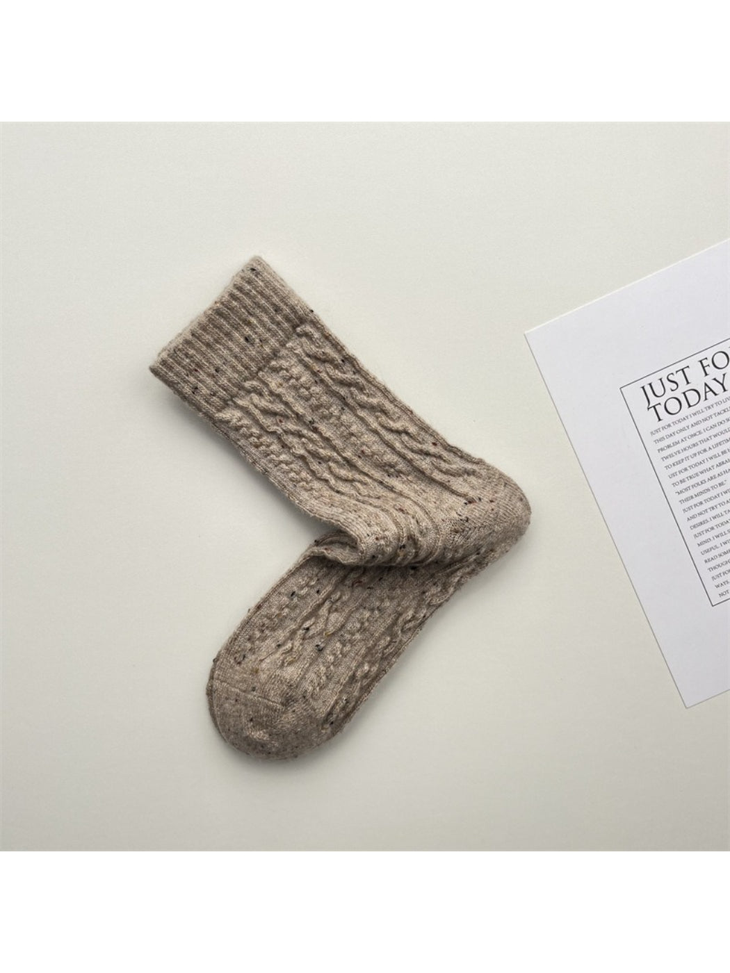 Rufia - Cozy Cable Knit Crew Socks product image 8