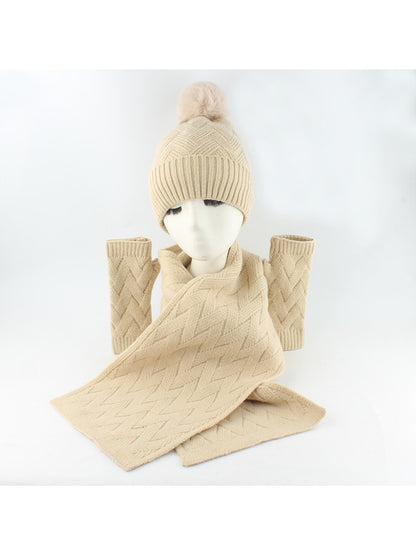 Haila - Women's Winter Scarf Hat Gloves Set