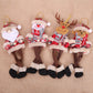 Xris - Christmas Long-Legged Plaid Fabric Doll Ornament