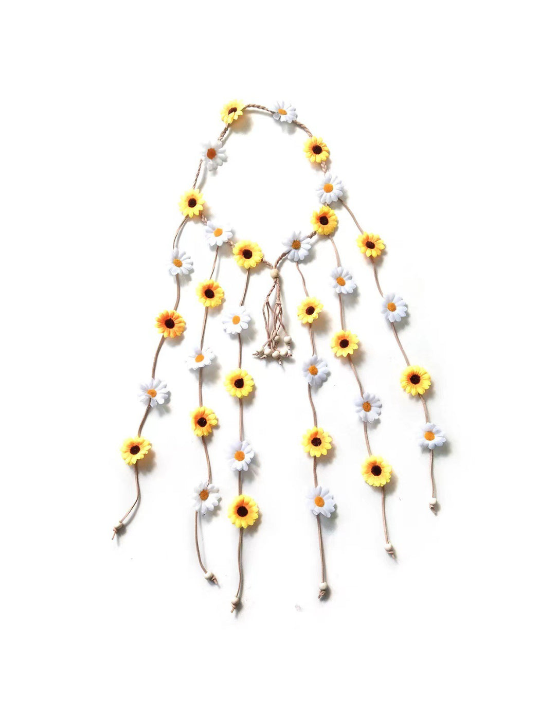 Hairish - Boho Sunflower Flower Hair Chain